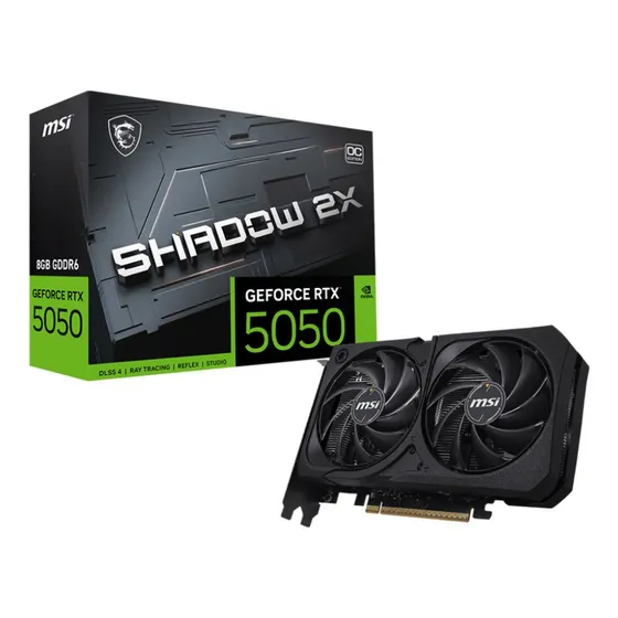Placa de vídeo Geforce Rtx 5050 8gb Msi Shadow 2x Oc
